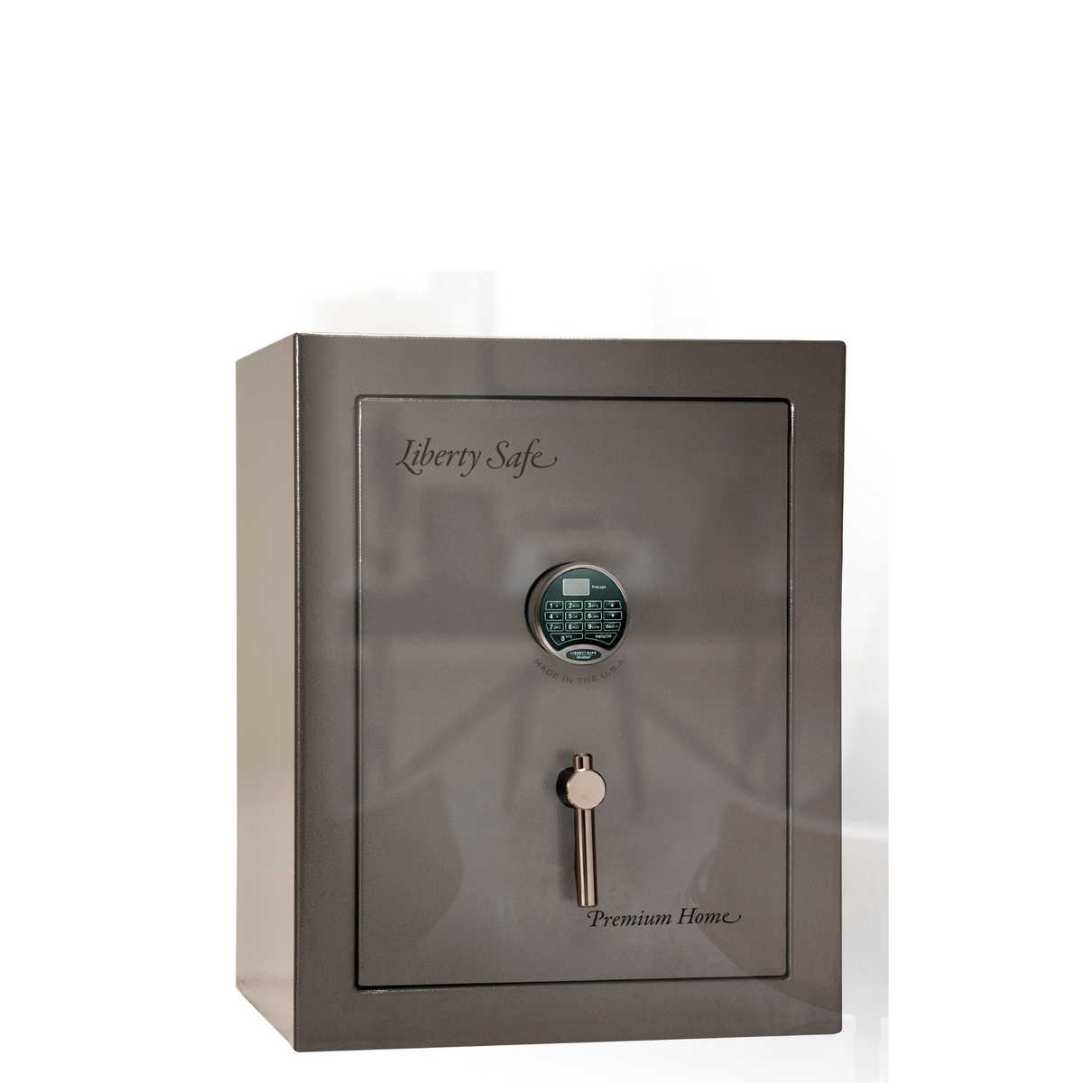 Premium Home Series | Level 7 Security | 2 Hour Fire Protection | 12 | Dimensions: 42&quot;(H) x 24&quot;(W) x 20.25&quot;(D) | Champagne Gloss - Closed Door