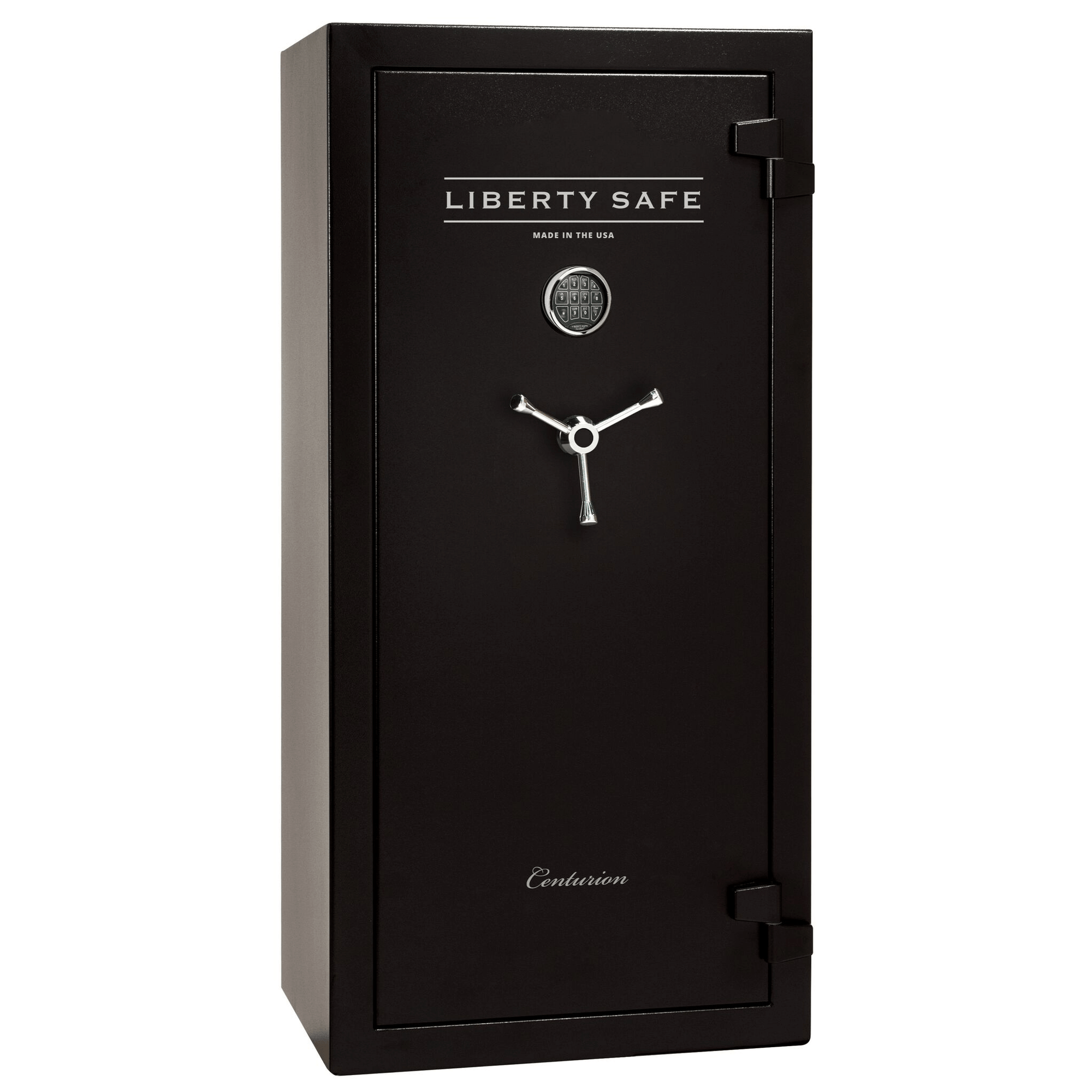 Centurion DLX Series | Level 1 Security | 40 Minute Fire Protection | Black | Chrome | Elock | Liberty Safe Norcal.