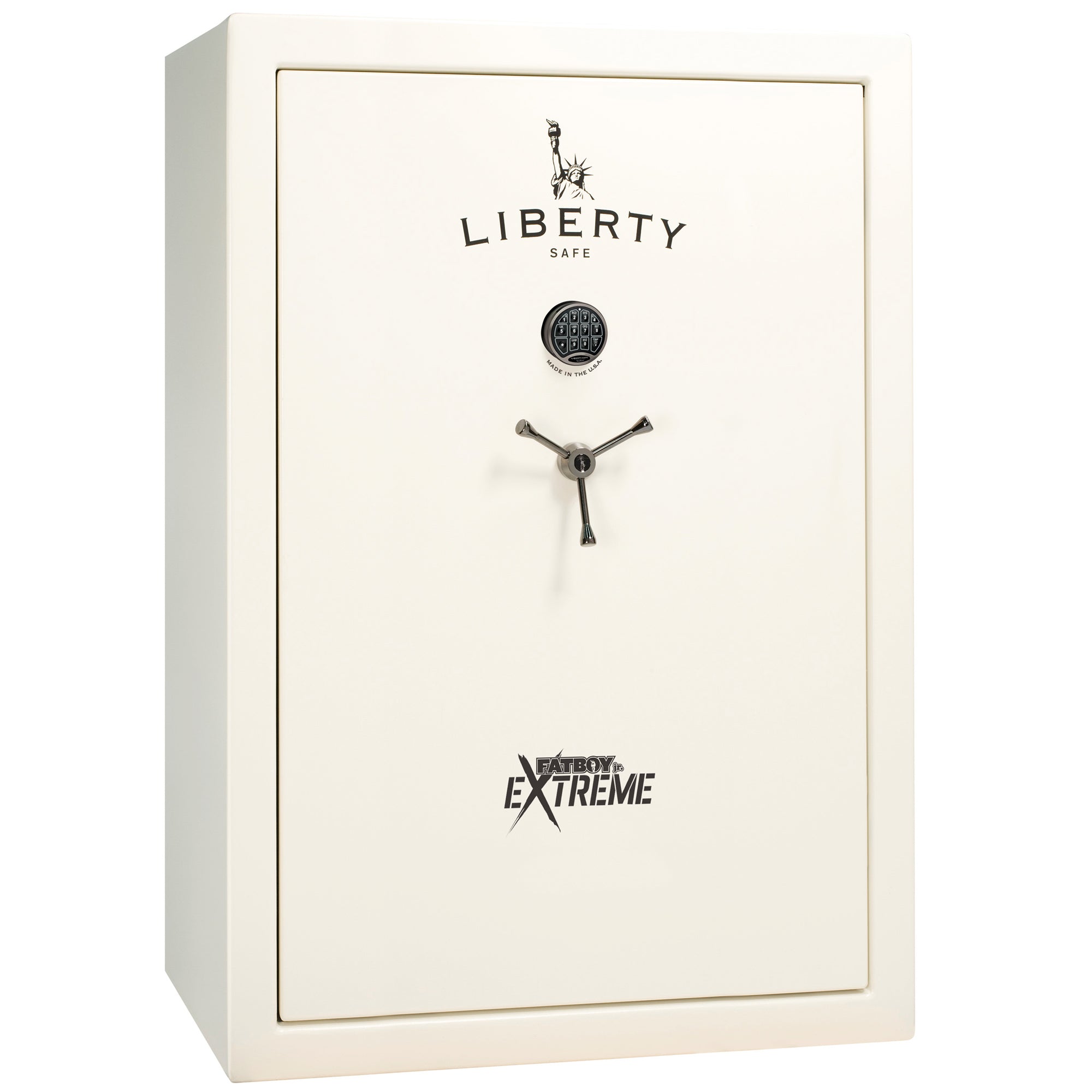 Fatboy Jr. Extreme - Textured White Elock | Level 4 Security | 75 Minute Fire Protection | Closed