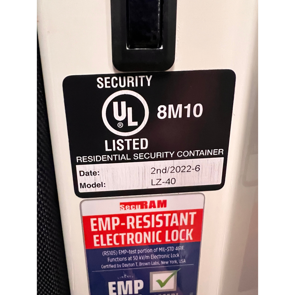 Lincoln 40 Closeout  | Level 5 Security | 2021 Model | 110 Minute Fire Protection