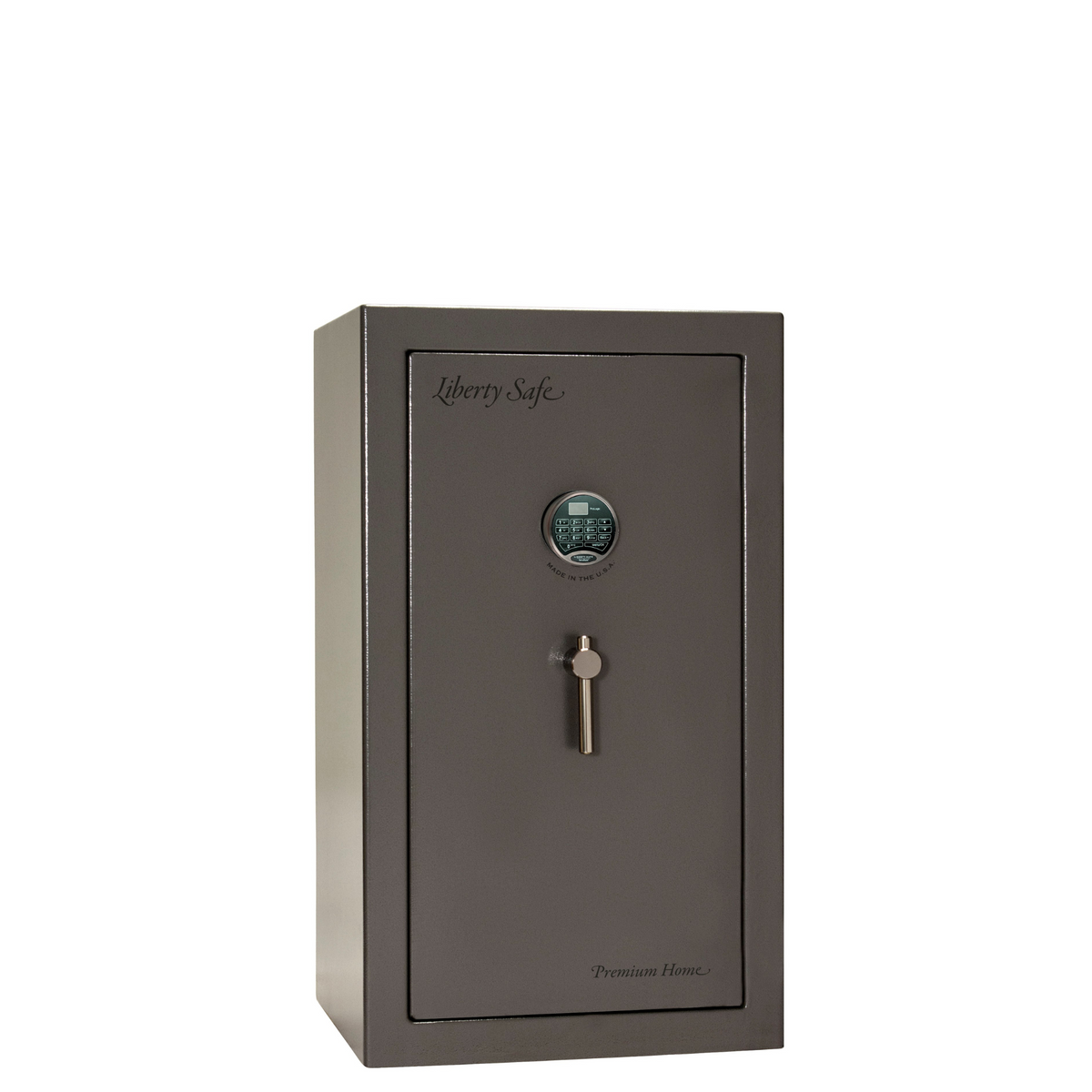 Premium Home Series | Level 7 Security | 2 Hour Fire Protection | 12 | Dimensions: 42&quot;(H) x 24&quot;(W) x 20.25&quot;(D) | Gray Marble - Closed Door
