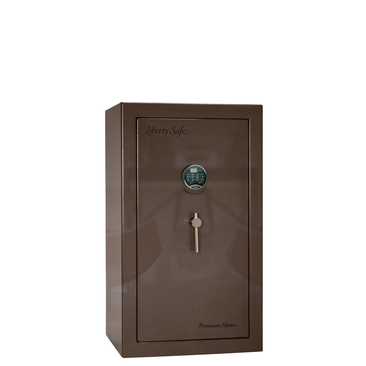 Premium Home Series | Level 7 Security | 2 Hour Fire Protection | 12 | Dimensions: 42&quot;(H) x 24&quot;(W) x 20.25&quot;(D) | Bronze Gloss - Closed Door