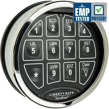 Accessory - Electronic Lock - TopLit - Chrome | Liberty Safe Norcal.