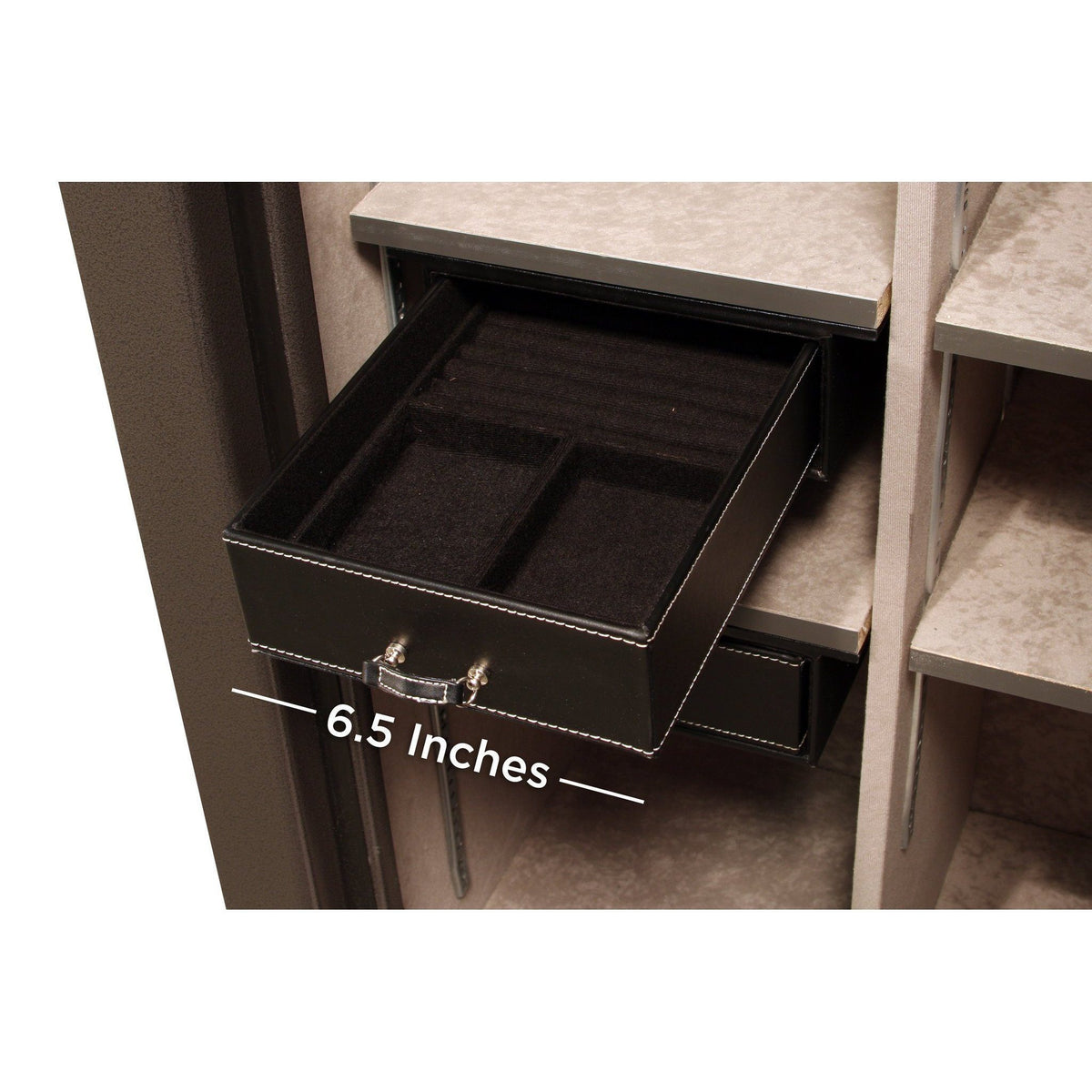 Accessory - Storage - Jewelry Drawer - 6.5 inch - under shelf mount - 20 size safes | Liberty Safe Norcal.